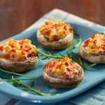 Game Day Delight: Cheesy Bacon-Stuffed Mushrooms